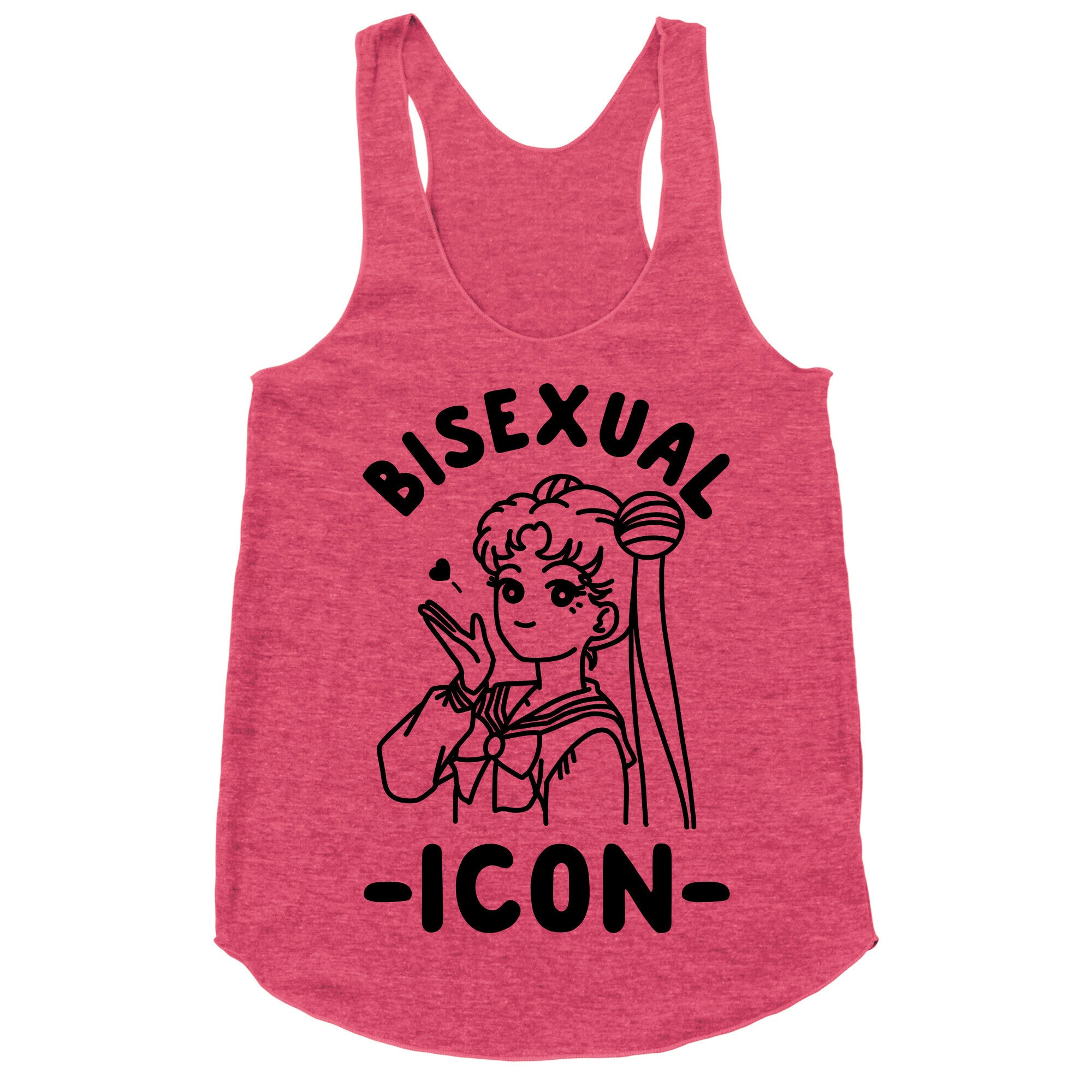 Bisexual Icon Usagi Racerback Tank
